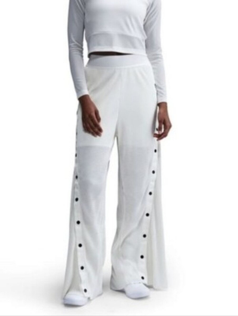 Nike x Kobe Bryant Dri-FIT Women's Cream Athletic Tear Away Pants NWT Size XL